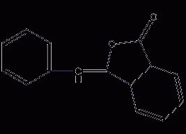 3-Benzylidene phthalide structural formula