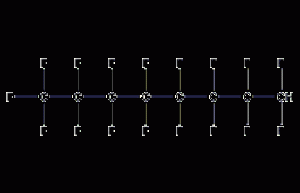 1H-Perfluorooctane Structural Formula