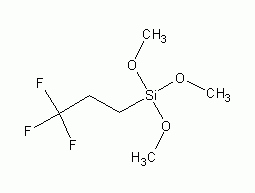 (3,3,3-trifluoropropyl)trimethoxysilane structural formula