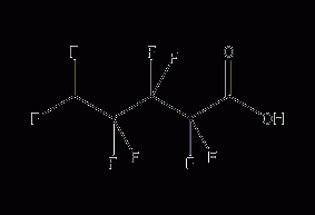 5H-Perfluoropentanoic acid structural formula