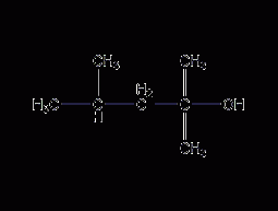 2,4-dimethyl-2-pentanol structural formula