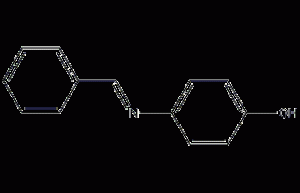 Structural formula of p-benzylmethylene aminophenol