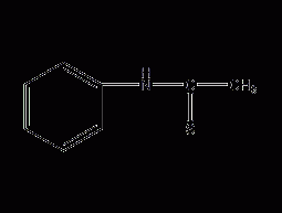 Thioacetanilide structural formula