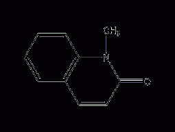 1-methyl-2-quinolinone structural formula