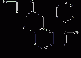 Fluorescent structural formula