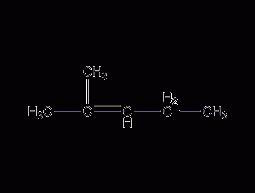 2-methyl-2-pentene structural formula