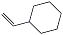 Structural formula of vinylcyclohexane