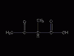 Methylmalonic acid structural formula