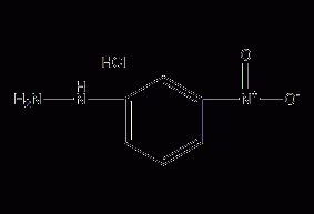 3-Nitrophenylhydrazine Hydrochloride Structural Formula