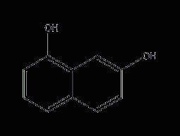 1,7-dihydroxynaphthalene structural formula