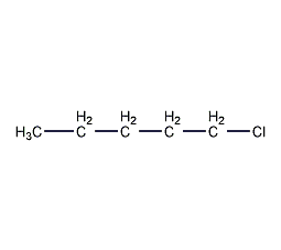 1-Chloropentane structural formula