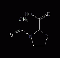 N-acetyl-L-proline structural formula