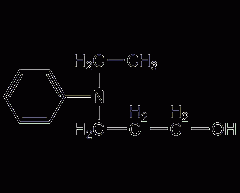 N-ethyl-N-(2-hydroxyethyl)aniline structural formula