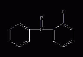 O-Fluorobenzophenone Structural Formula