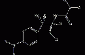 Chloramphenicol structural formula