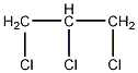 1,2,3-Trichloropropane Structural Formula