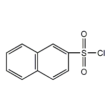 2-Naphthalenesulfonyl chloride structural formula