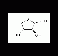 D-(-)-threose structural formula