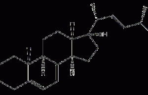 Ergosterol structural formula