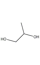 1,2-propanediol structural formula