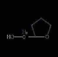 Tetrahydrofurfuryl alcohol structural formula